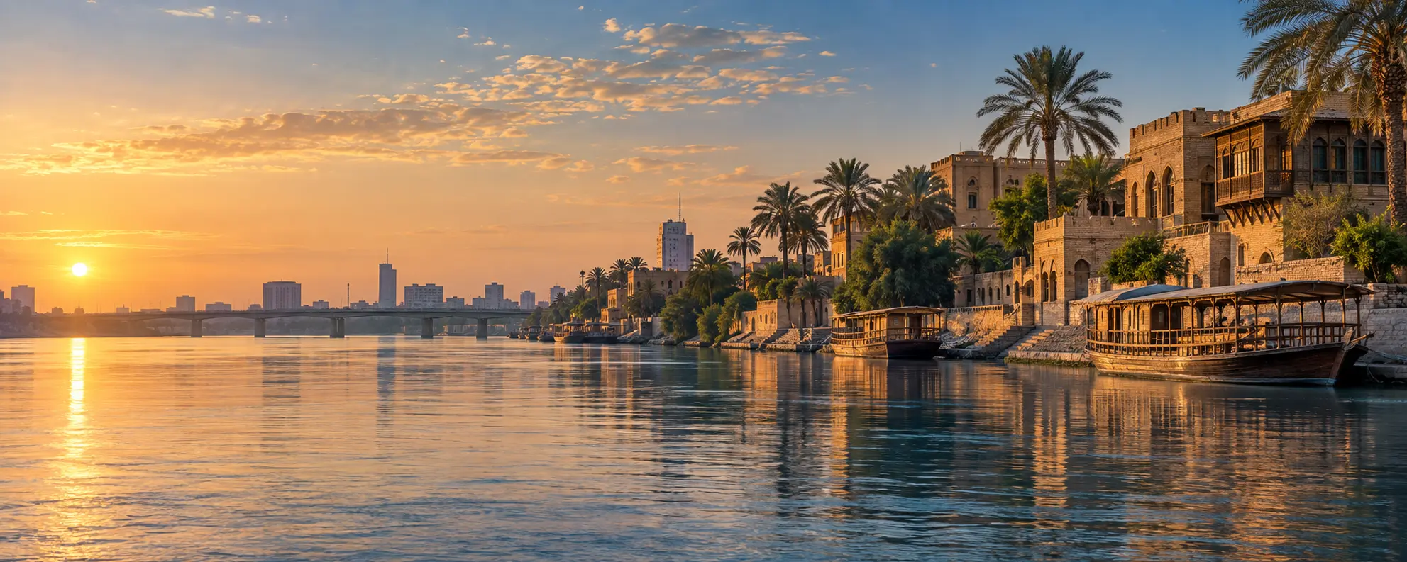 The Tigris at golden hour